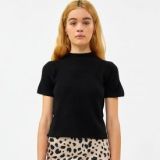 Kit Fuzzy Tee in Black