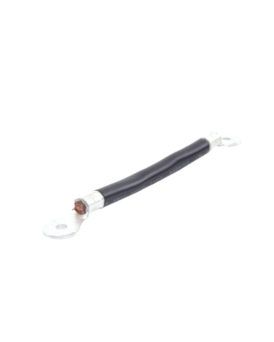 Cable para baterías, 0.2 m, calibre 2 AWG con terminales de ojo en ambos extremos